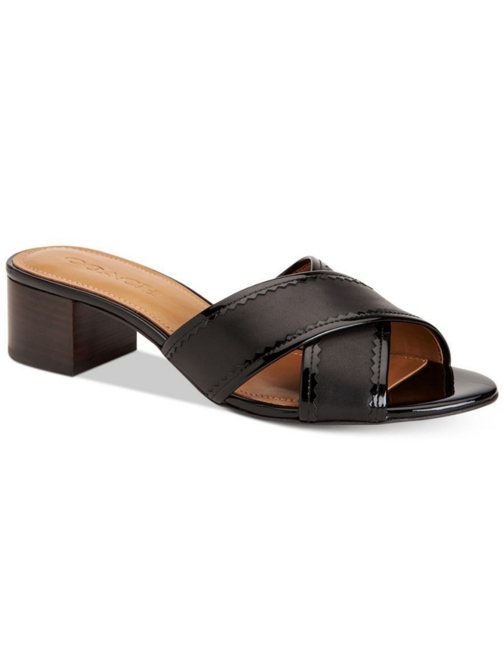 Coach Murielle Black Sandals- Size 9.5